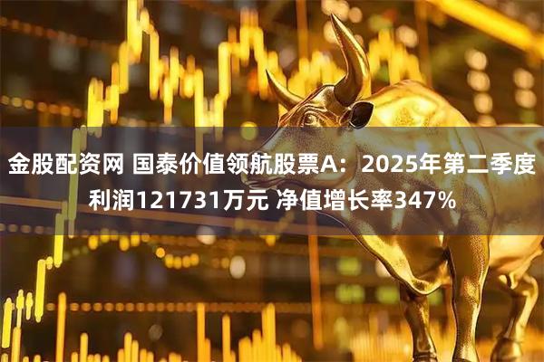 金股配资网 国泰价值领航股票A：2025年第二季度利润121731万元 净值增长率347%